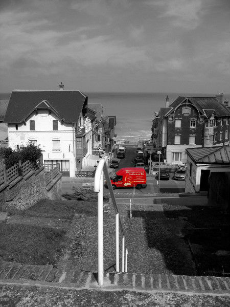 Touche de couleur dans le noir et blanc Essais 2012 (Photos de Didier Desmet) [Artiste Infirme Moteur Cérébral] [Infirmité Motrice Cérébrale] [IMC] [Paralysie Cérébrale] [Cerebral Palsy] [Handicap]