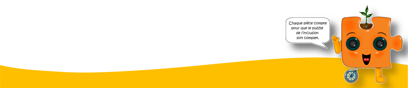 In`adapté Pied de page Mascotte et bulle de BD